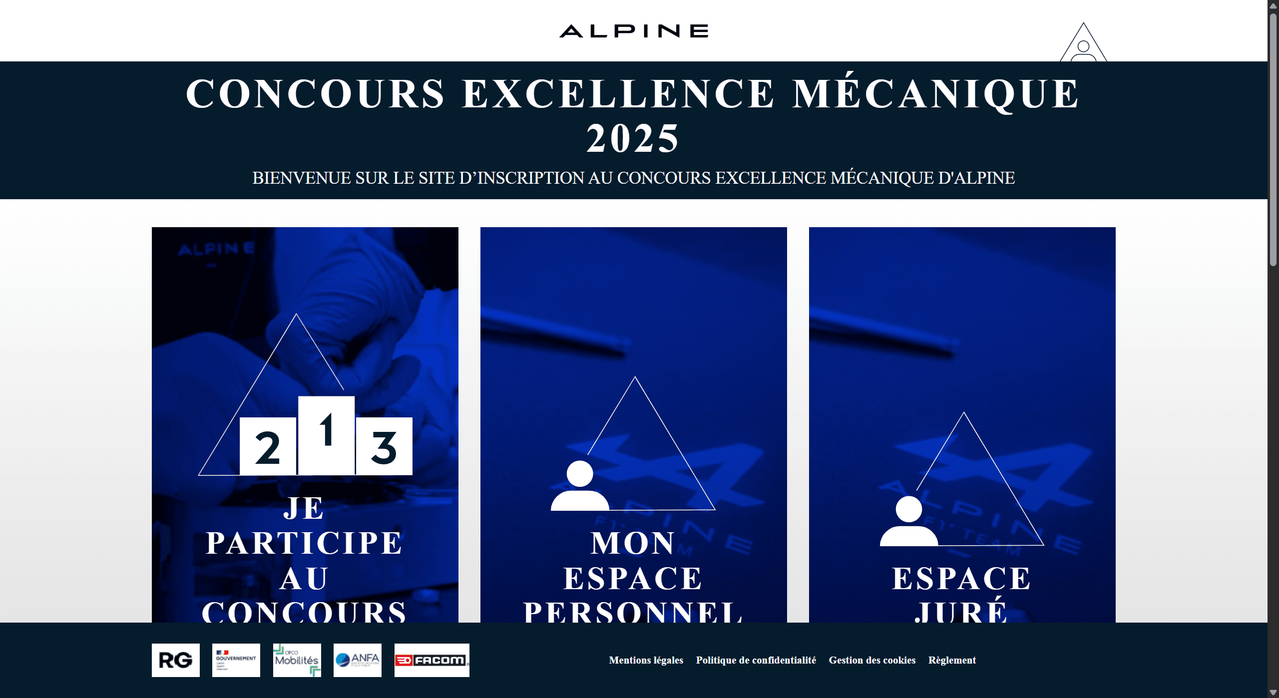 Concours Alpine — capture 1