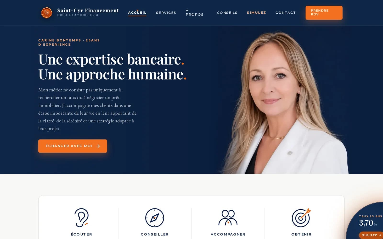 Aperçu du site Saint-Cyr Financement
